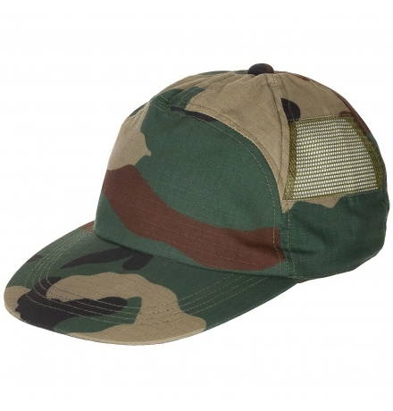 US Cap woodland mit Netzeinsatz größenverst.