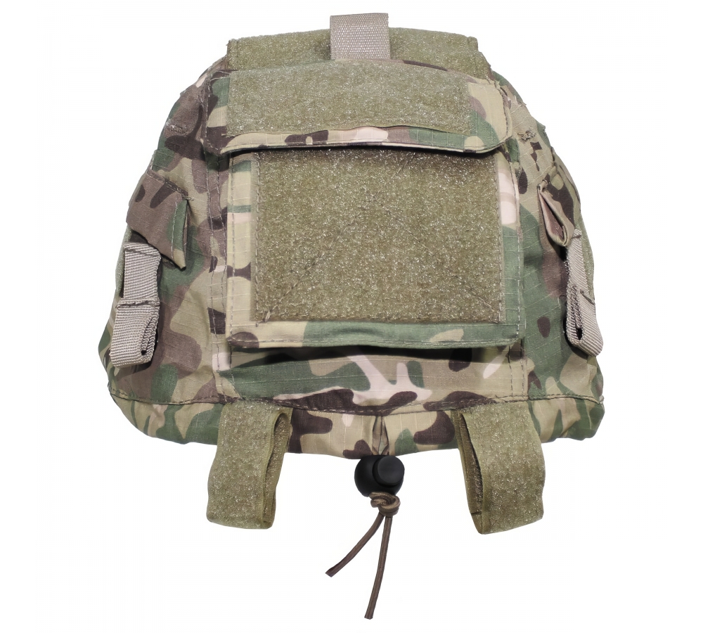Helmbezug mit Taschen größenverst. operation-camo