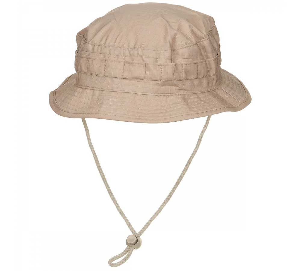 Brit. Buschhut mit Kinnband SF Boonie Rip Stop khaki