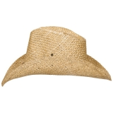 Strohhut mit Kinnband hellbraun