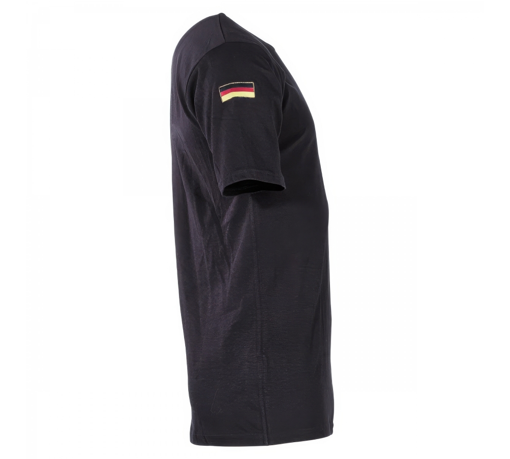 BW Tropenunterhemd schwarz Klett Nationalitätsabzeichen