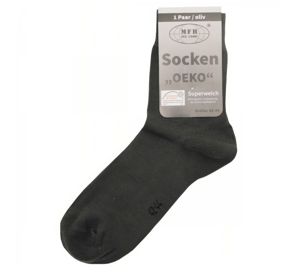 Носки "Oeko" оливковые