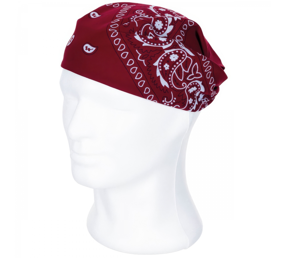 Bandana burgund-schwarz ca. 55 x 55 cm Baumwolle