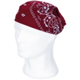 Bandana burgund-schwarz ca. 55 x 55 cm Baumwolle