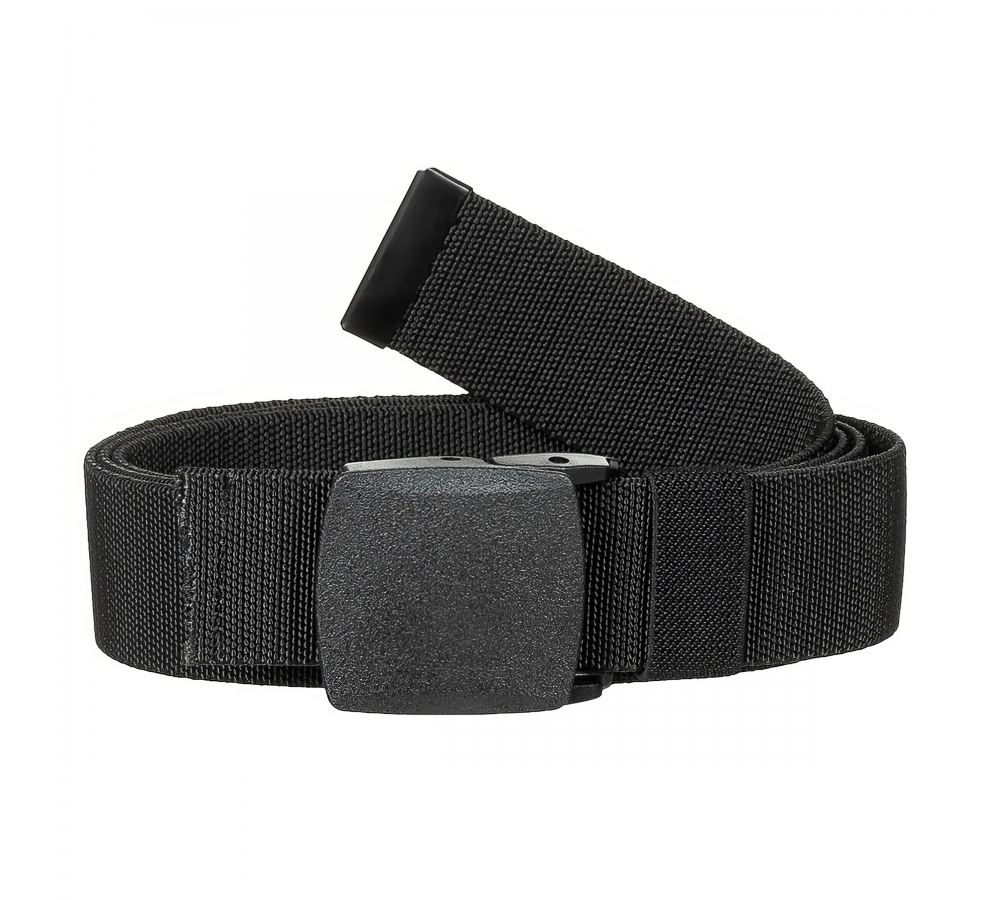 Opasek Tactical Elastic černý cca 3,7 cm