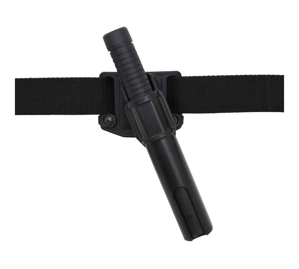Schlagstockhalter 16 cm drehbar schwarz