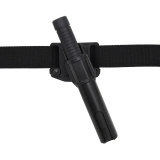 Schlagstockhalter 16 cm drehbar schwarz