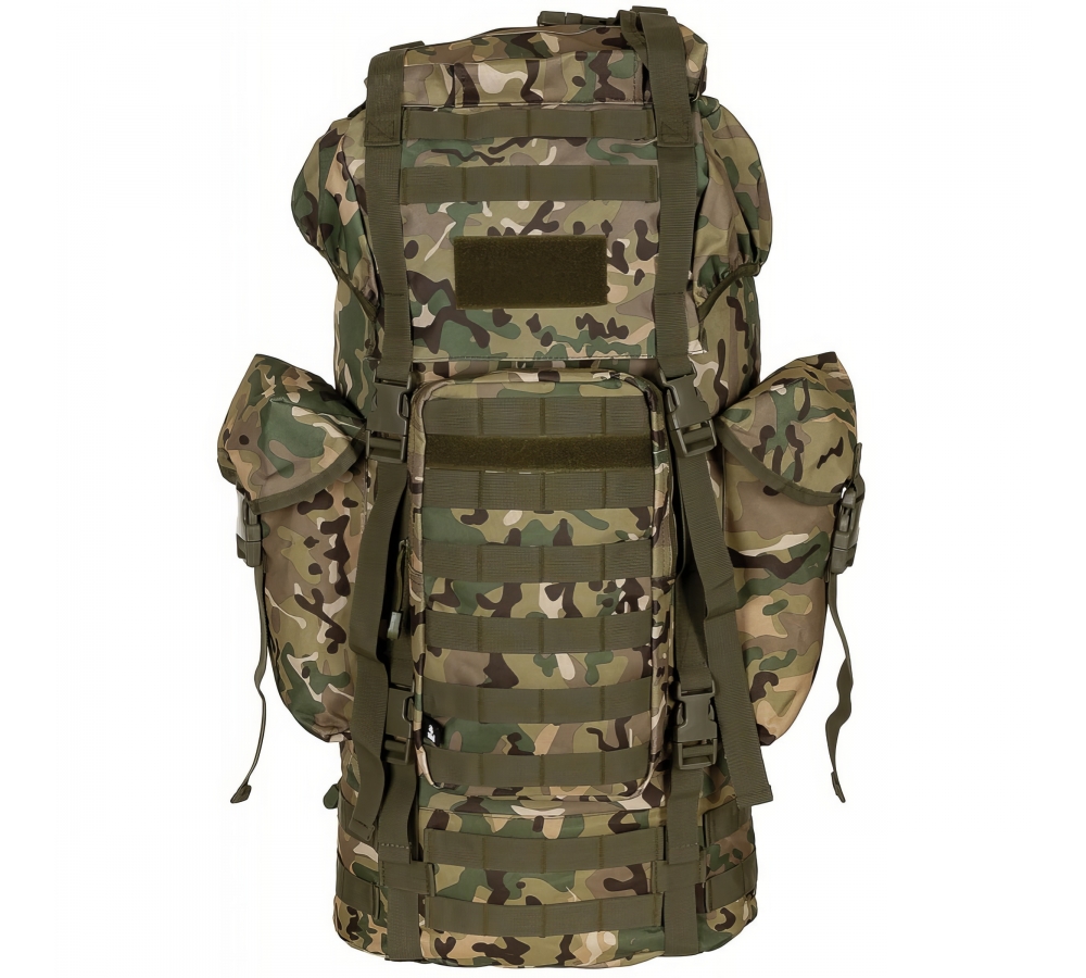 BW Muharebe Sırt Çantası MOLLE 65 l alüminyum çubuk op.-kamuflaj