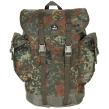 BW Dağcı Sırt Çantası, Flecktarn, 30 l, yeniden üretim, MFH