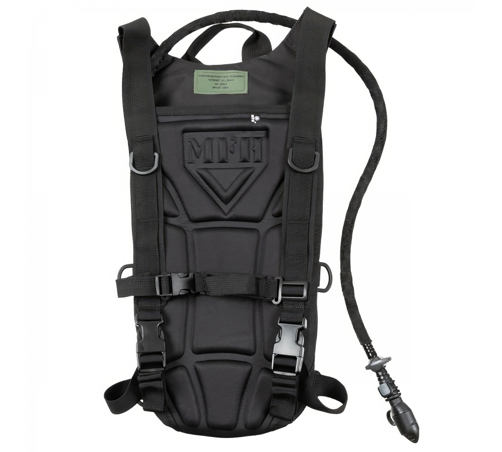 Trinkrucksack mit TPU-Beutel "Extreme" 2,5 l schwarz
