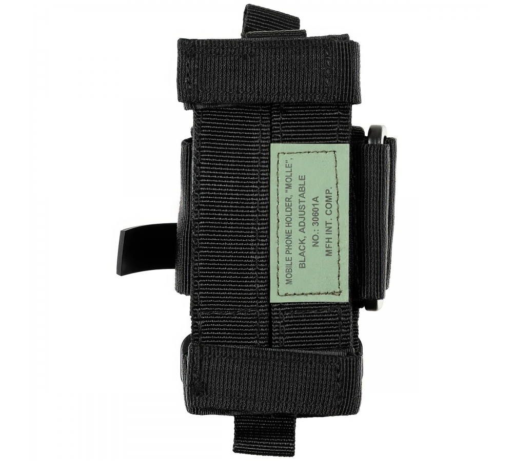 Mobile Phone Holder "MOLLE" black adjustable
