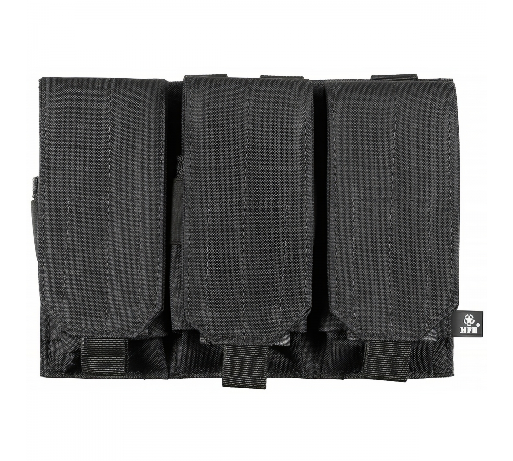 Magazine Pouch triple "MOLLE" black
