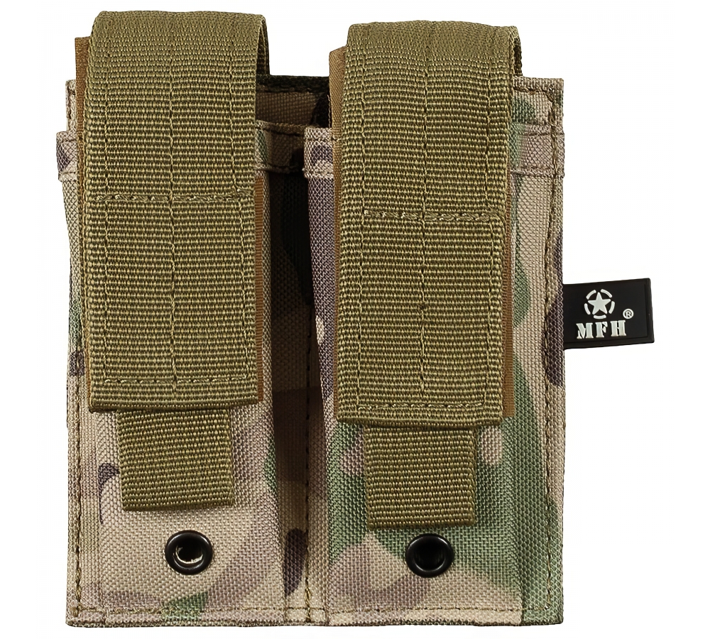 Magazine Pouch double small "MOLLE" operation-camo