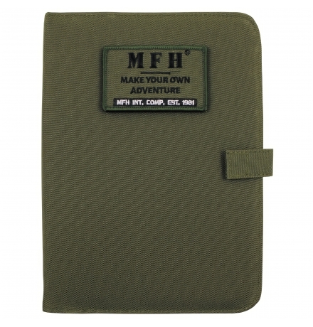 Planner "A5", with Velcro Panel, olive, MFH