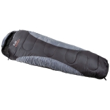 Mumienschlafsack "Economic" schwarz-grau