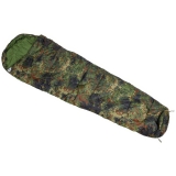 Mumienschlafsack flecktarn 2-lagige Füllung