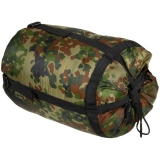 Mumienschlafsack flecktarn 2-lagige Füllung