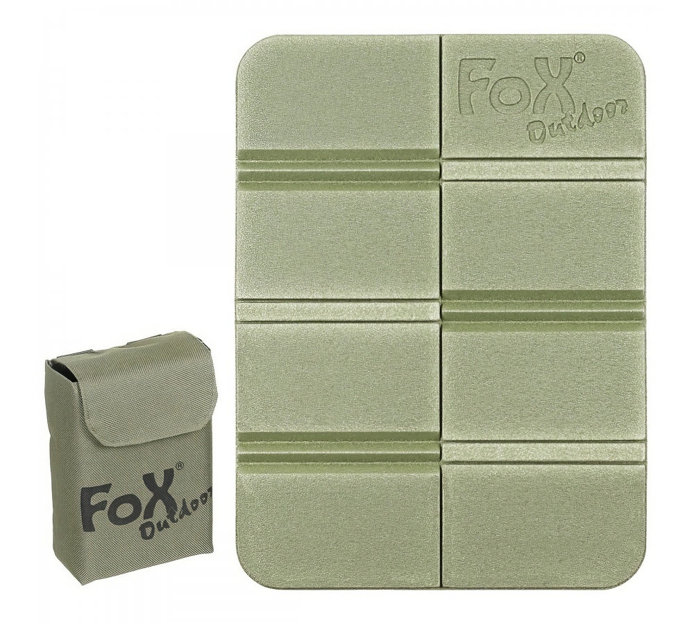 Thermal Seat Pad foldable with Molle pouch OD green