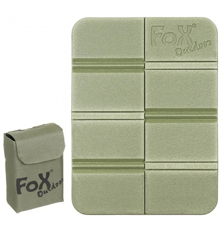 Thermal Seat Pad foldable with Molle pouch OD green
