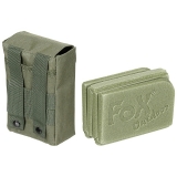 Thermal Seat Pad foldable with Molle pouch OD green