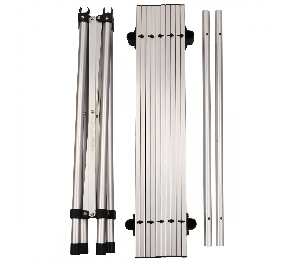 Camping-Rolltisch Alu Gestell klappbar