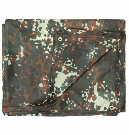 Mehrzweckplane "Tarp" flecktarn ca. 300 x 400 cm