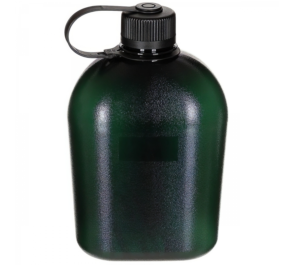 US Feldflasche GEN II 1 l oliv-transparent BPA-frei
