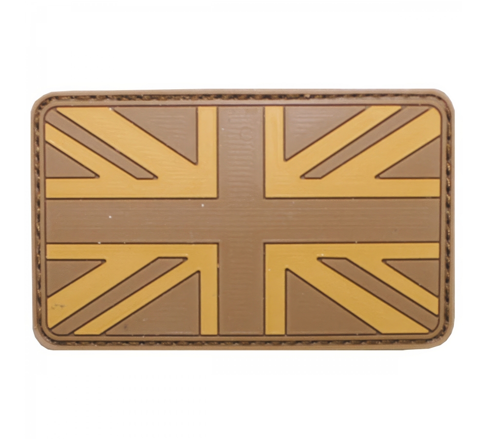 KlettabzeichenGroßbritannien desert 3D ca. 8 x 5 cm