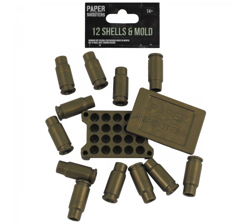 PAPER SHOOTERS Hülsen 12 Stück