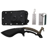 Messer "Operation Black Hawk", Scheide, Feuerstarter, 14 cm – MFH