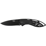 Klappmesser "Blackhole", gelochter Metallgriff – FoxOutdoor