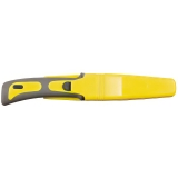 Tauchermesser gelb-schwarz mit Gummigriff und Scheide – FoxOutdoor