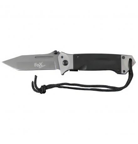Klappmesser "Tanto G10", grau, Glattschliff, Gürtelclip, 9 cm – FoxOutdoor