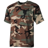 US T-Shirt short-sleeved woodland 170 g/m²