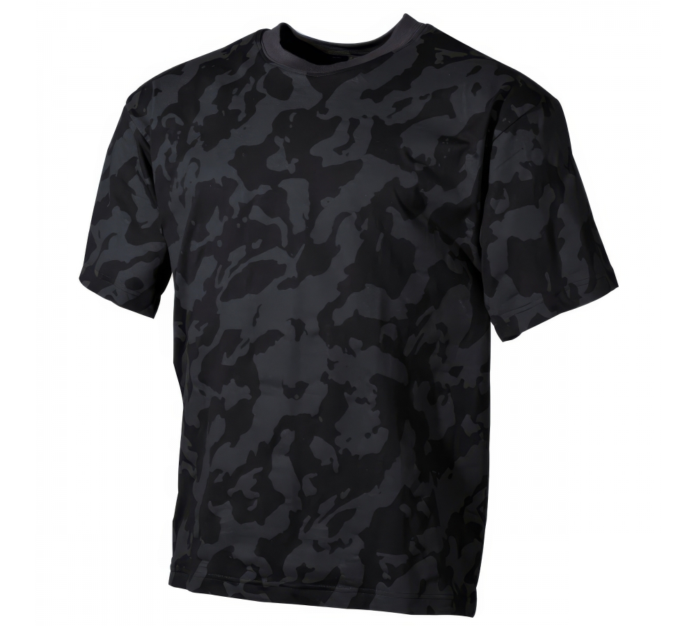 US T-Shirt halbarm night-camo 170 g/m²