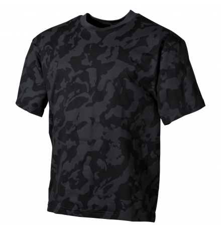 US T-Shirt halbarm night-camo 170 g/m²