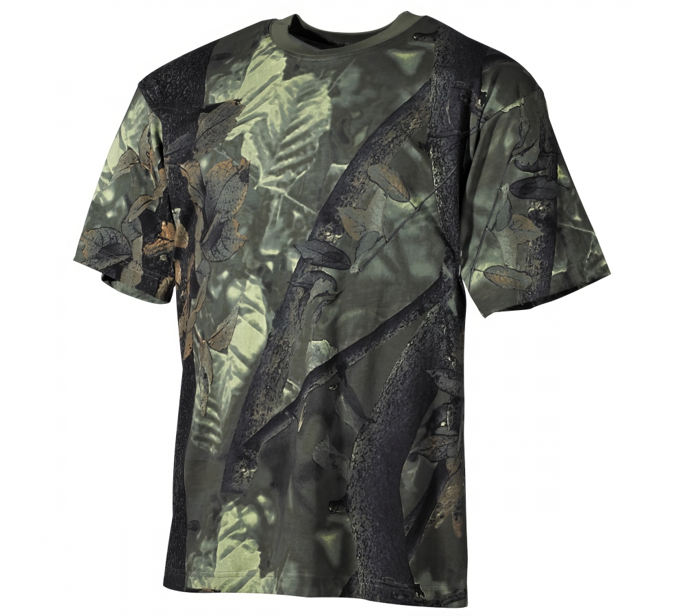 Camiseta de EE. UU. de manga corta verde cazador 170 g/m²