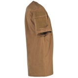 US T-Shirt halbarm coyote mit Ärmeltaschen