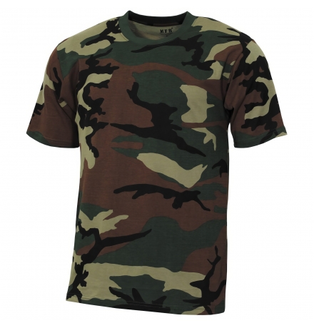 US T-Shirt "Streetstyle" woodland 140-145 g/m²