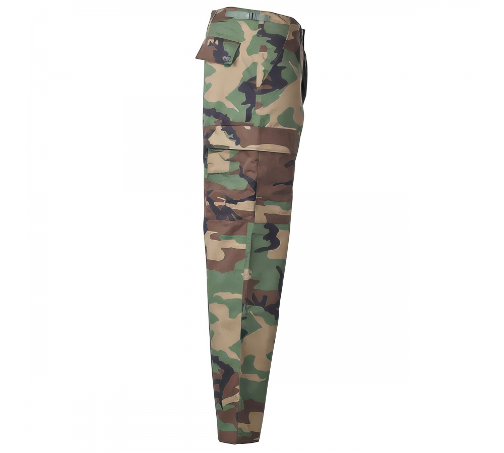 US Kampfhose BDU woodland Knie- und Gesäßverstärkung