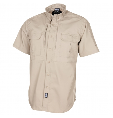 Hemd "Attack" kurzarm khaki Teflon Rip Stop