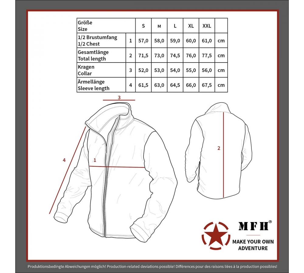 Veste en polaire Arber noire