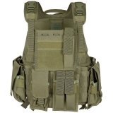 Weste "Ranger" div. Taschen oliv