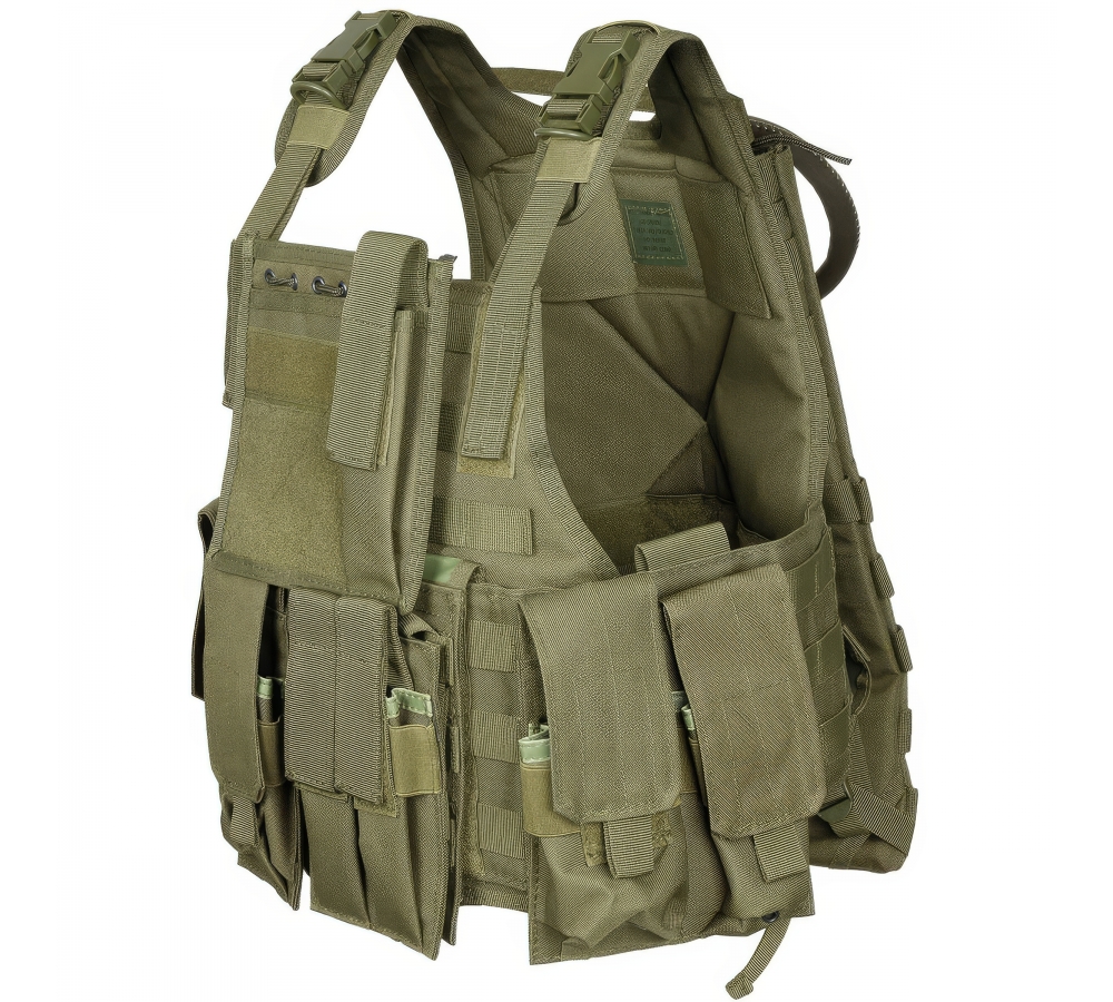Weste "Ranger" div. Taschen oliv