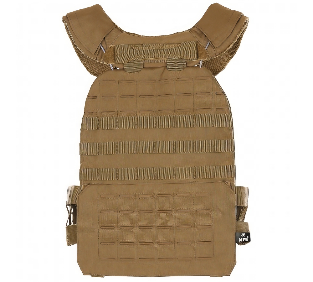 Tactical Weste "Laser MOLLE" coyote tan