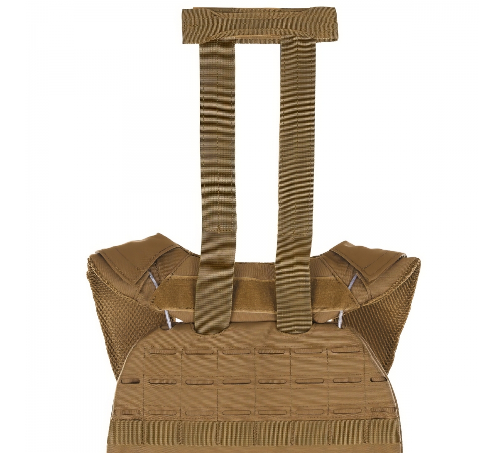Tactical Weste "Laser MOLLE" coyote tan