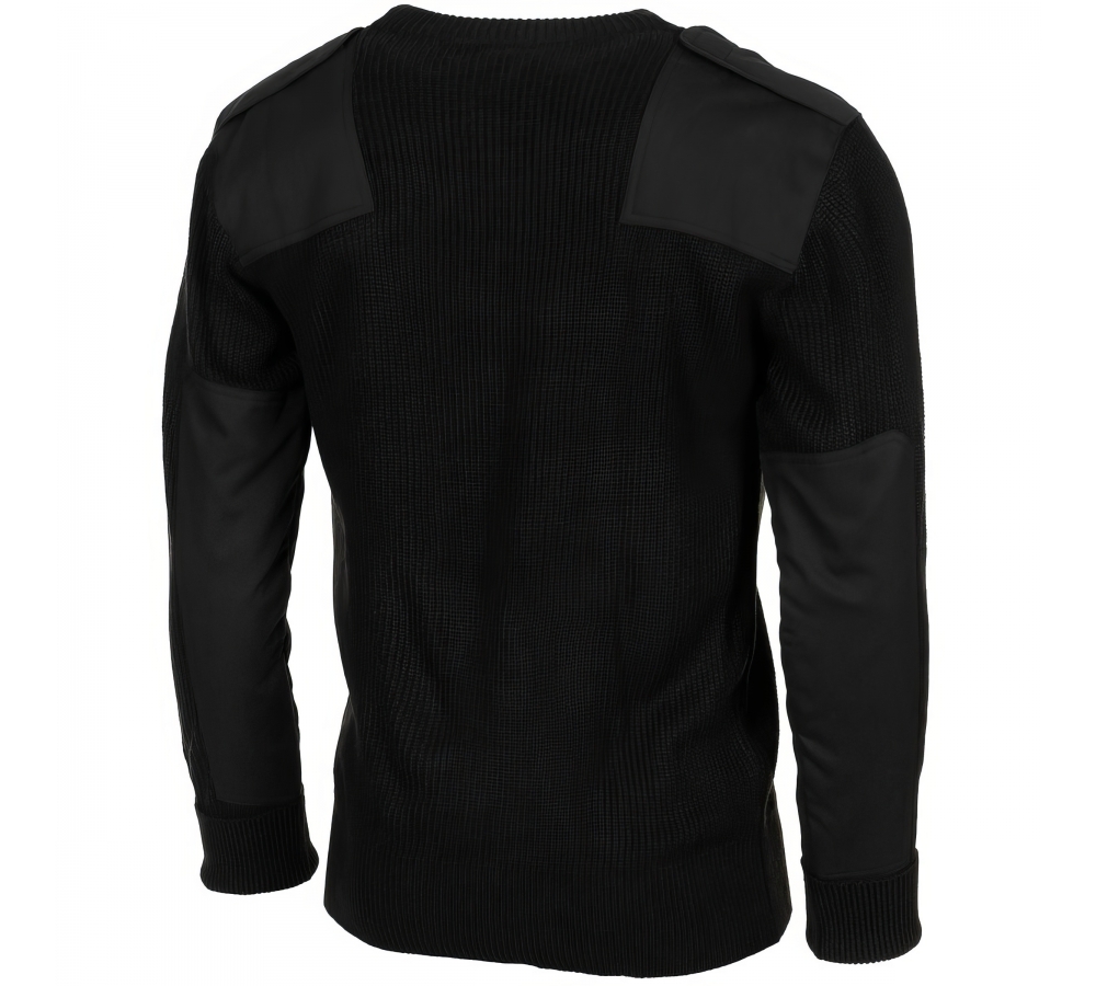 BW Pullover mit Brusttasche schwarz