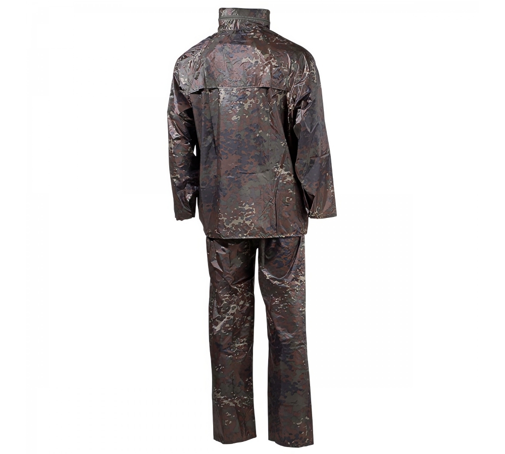 Regenanzug 2-teilig flecktarn