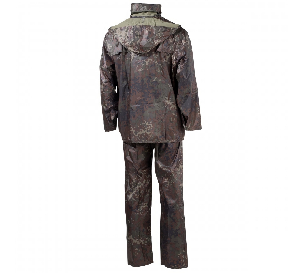 Regenanzug 2-teilig flecktarn