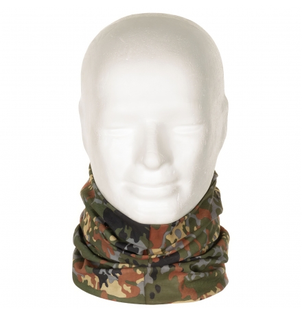 MFH Multifunktionstuch Flecktarn – Halswärmer, Loop-Schal, Sturmhaube & Stirnband